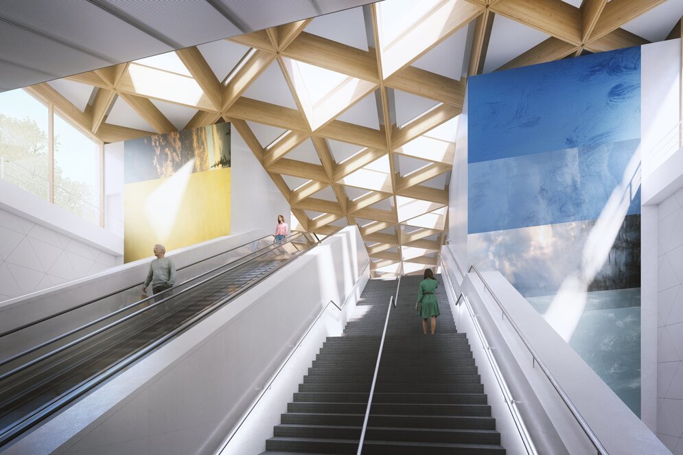 Trois stations de métro - TAE secteur Nord B