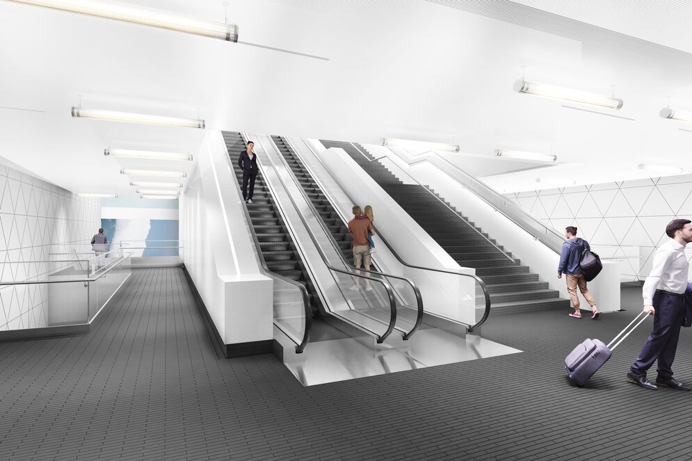 Trois stations de métro - TAE secteur Nord C