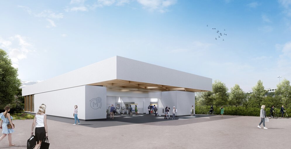 Trois stations de métro - TAE secteur Nord A